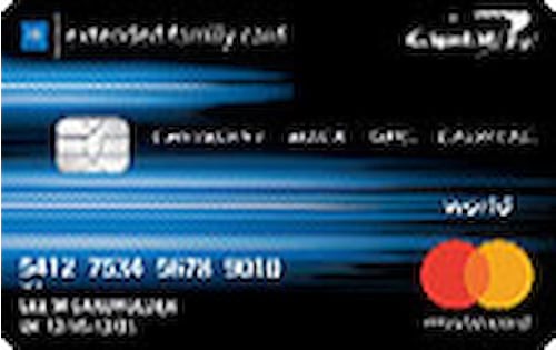 gm extended family credit card