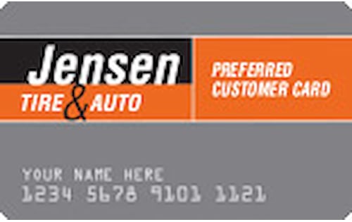 jensen tire and auto credit card