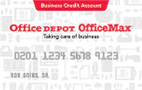 office depot business credit card