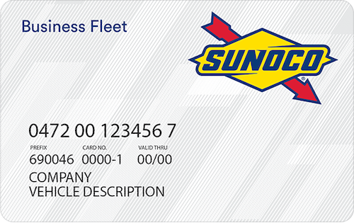 sunoco business gas card