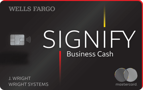 wells fargo signify business cash card