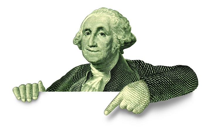 George Washington Pointing