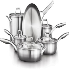 Calphalon Premier 11-Piece Stainless Steel Set