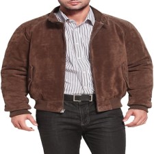 Landing Leathers WWII Suede Bomber Jacket