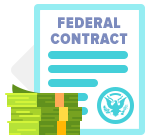 Amount of Federal Contracts Received (per $ in Federal Taxes Paid)