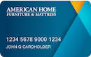 American Home Furniture & Mattress Credit Card image