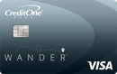 Credit One Bank Wander Card with No Annual Fee image