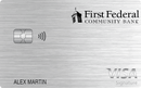 First Federal Community Bank College Rewards Visa Credit Card image
