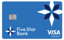 Five Star Bank College Rewards Visa Credit Card image