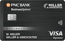 PNC BusinessOptions Visa Signature Credit Card image