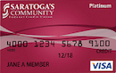 Saratoga's Community FCU VISA Platinum Credit Card image