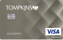 Tompkins Community Bank College Rewards Visa Credit Card image