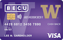 University of Washington Credit Card image