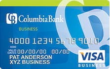 columbia bank visa business card