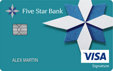 five star bank college rewards visa card