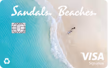 sandals credit card
