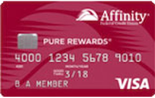 Affinity Federal Credit Union Pure Rewards Visa Credit Card
