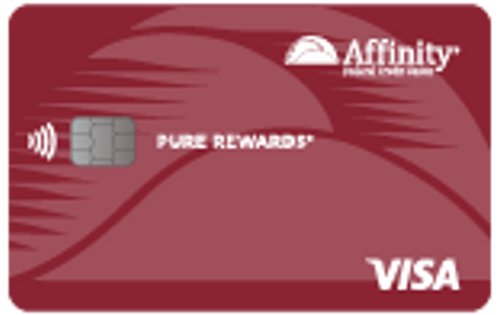 affinity federal credit union pure rewards visa credit card