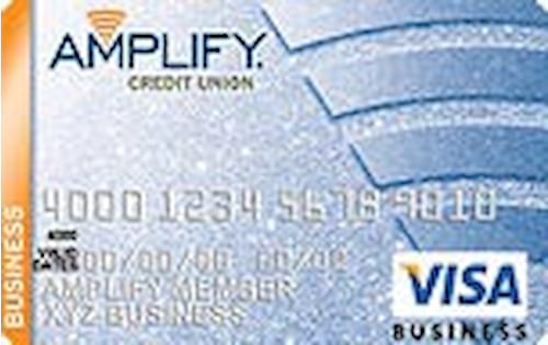 amplify credit union visa business bonus rewards credit card
