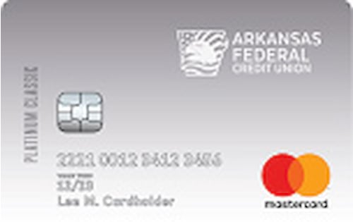 Arkansas Federal Credit Union Platinum Classic Mastercard