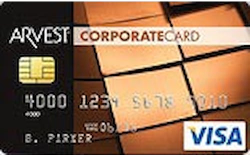 arvest bank corporate credit card