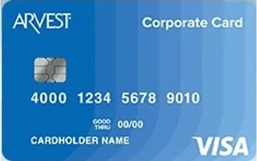 arvest bank corporate credit card