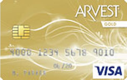arvest bank visa gold credit card