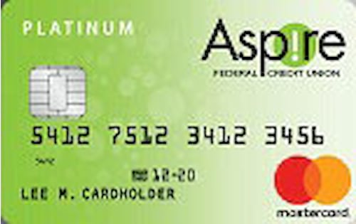 aspire federal credit union platinum mastercard