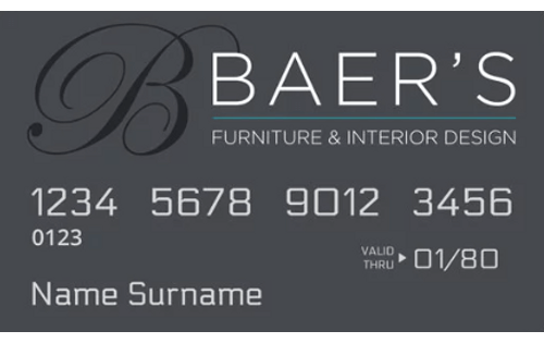 baers furniture credit card