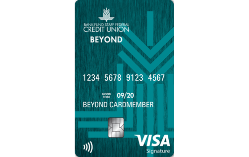 bank fund staff federal credit union visa signature credit card