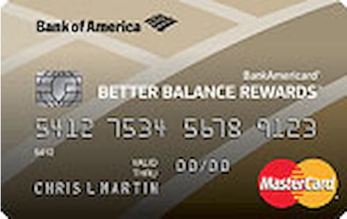 bankamericard better balance rewards credit card