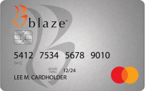 blaze credit card