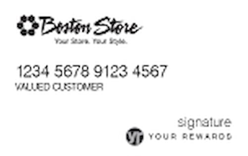 boston store credit card