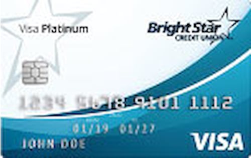 BrightStar Credit Union Visa Platinum Card