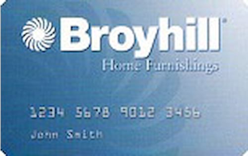 broyhill furniture credit card