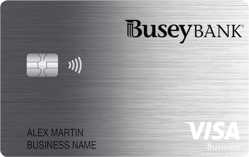 busey bank visa business real rewards card