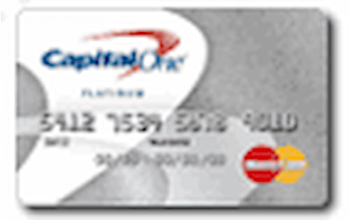 capital one platinum credit card