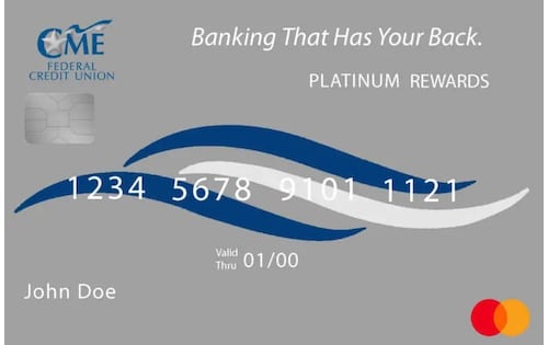 CME Federal Credit Union Platinum Rewards Mastercard