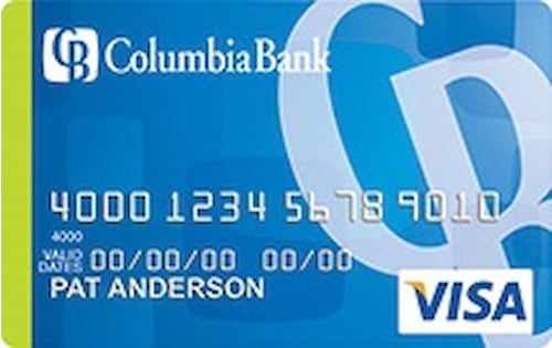columbia bank secured visa card