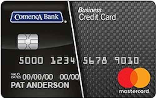 comerica bank mastercard business cash credit card