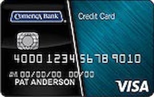 Comerica Bank Visa Platinum Card