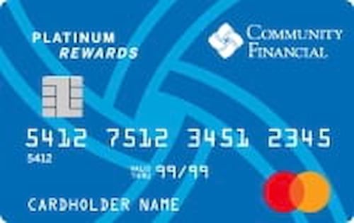 community financial credit union platinum rewards mastercard