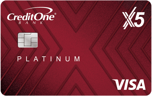 Credit One Bank Platinum X5 Visa