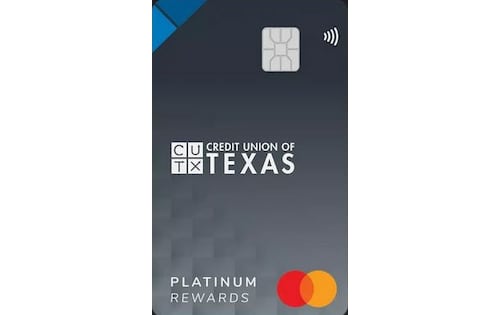 credit union of texas platinum rewards mastercard credit card