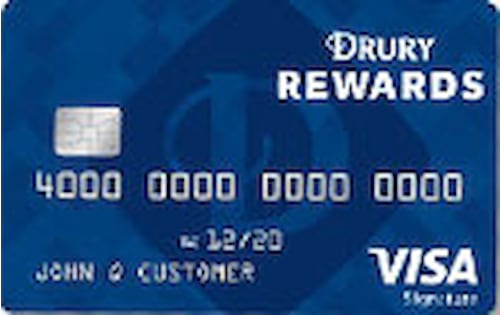 drury gold key club credit card
