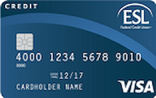 esl federal credit union secured credit card