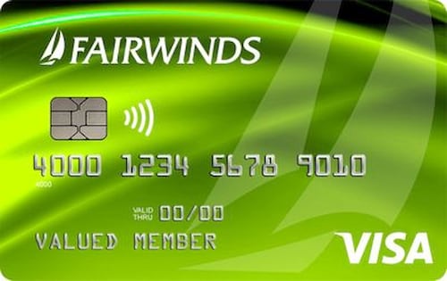Fairwinds Credit Union Cash Back Visa Credit Card