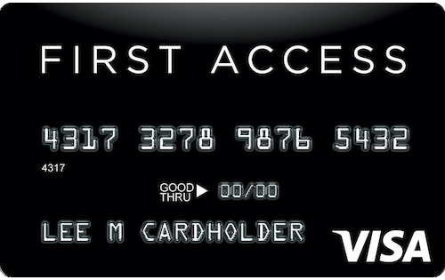 first access visa card 14061667c