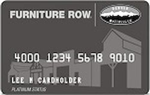 furniture row credit card