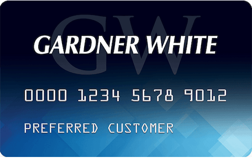 gardner white credit card